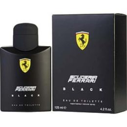 Ferrari Scuderia Black By Ferrari Edt Spray 4.2 Oz For Men