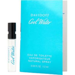 Cool Water By Davidoff Edt Spray 0.04 Oz Vial On Card For Men