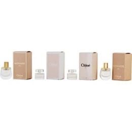 Chloe Variety By Chloe 4 Piece Womens Variety Nomade Eau De Parfum & Chloe Edt & Chloe Eau De Parfum & Nomade Edt And All 0.17 Oz Minis For Women