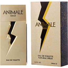 Animale Gold By Animale Parfums Edt Spray 3.4 Oz For Men