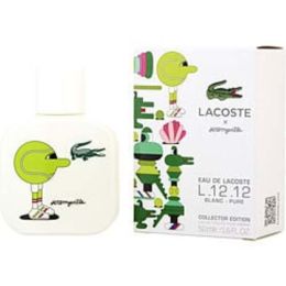 Lacoste Eau De Lacoste L.12.12 Blanc By Lacoste Pure Edt Spray 1.6 Oz (jeremyville Colector Edition) For Men